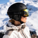 BOREAS SKI GOGGLES - MATTE LIGHT GREY - 2 SINTRAST® LENSES