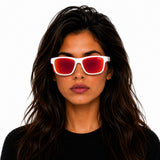 WHITEPASS II - MATTE WHITE / RED