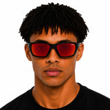 JACARA - MATTE BLACK-RED