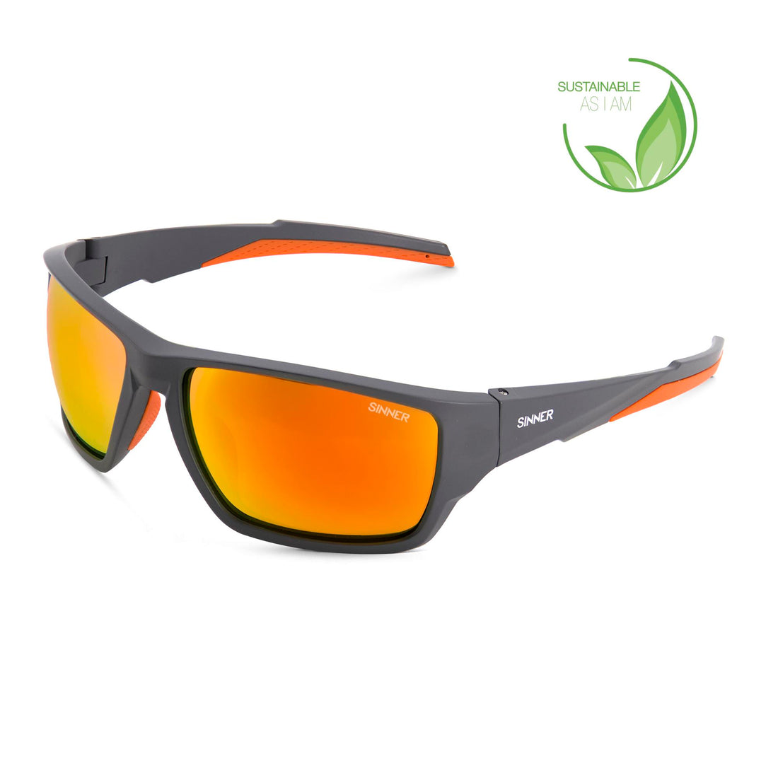 JACARA - MATTE DARK GREY-ORANGE
