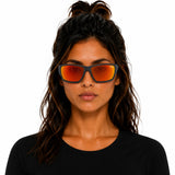 JACARA - MATTE DARK GREY-ORANGE