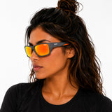 JACARA - MATTE DARK GREY-ORANGE