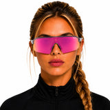 CALYA - CRYSTAL LIGHT BLUE-MATTE PINK