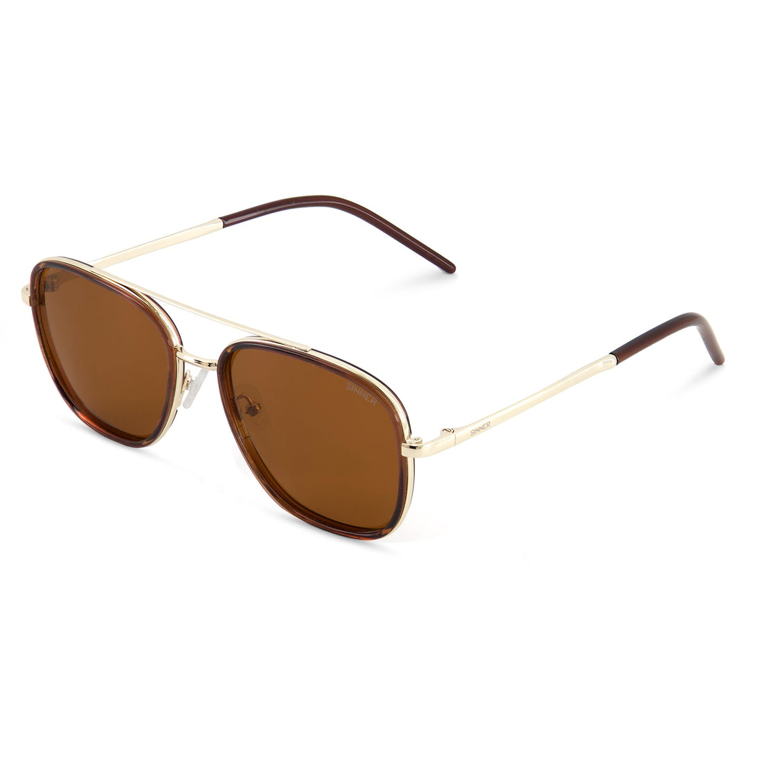 NUQI - CRYSTAL BROWN - GOLD METAL