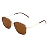 NUQI - CRYSTAL BROWN - GOLD METAL