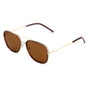 Crystal Brown - Gold Metal