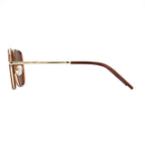 NUQI - CRYSTAL BROWN - GOLD METAL